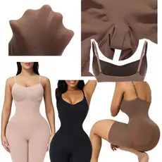 Shapewear Feminino Para Levantamento De Bunda E Controle De Barriga Roupa Íntima De Uma Peça