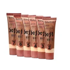 Base Liquida Soft Matte Ruby Rose Controla a Oleosidade da Sua Pele