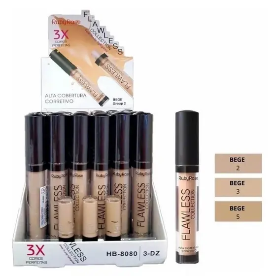 Alta Cobertura Corretivo Flawless- Ruby Rose