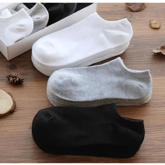 Meia Cano Curto Soquete Masculino e Feminino Unissex kits com até 18 pares