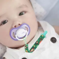 Prendedor de Chupeta Bebê Modelo Fita Estampas Divertidas Bichinho Fácil de Prender Alto Qualidade