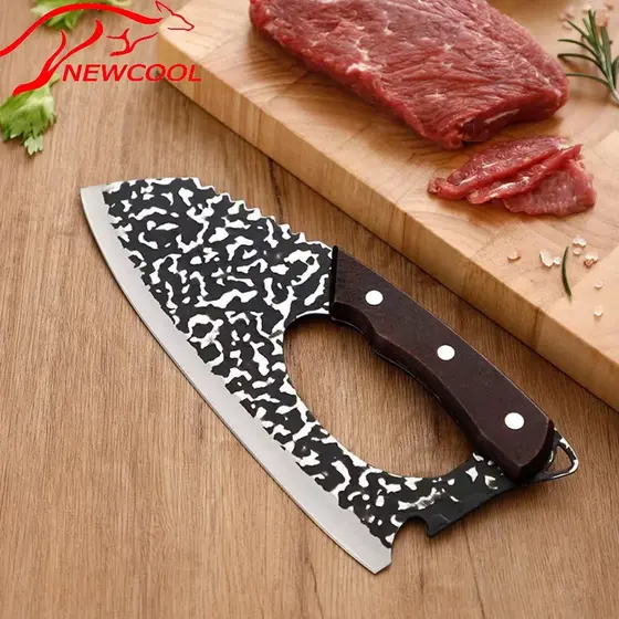 Cutelo lnox Profissional Cabo King Artesanal Churrasco Cozinha