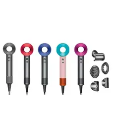Secador de Cabelo Iônico Secagem Rápida Ar Quente/Frio com 5 bocais 110V/220V