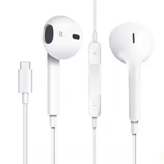 Fone De Ouvido Tipo C USB-C Som Alta Qualidade c/ Microfone earpods compativel iphone 15.16.17