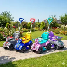 Carrinho Quadriciclo Infantil Passeio De Empurrar Dog Spider Baby Aranha menino menina Lançamento