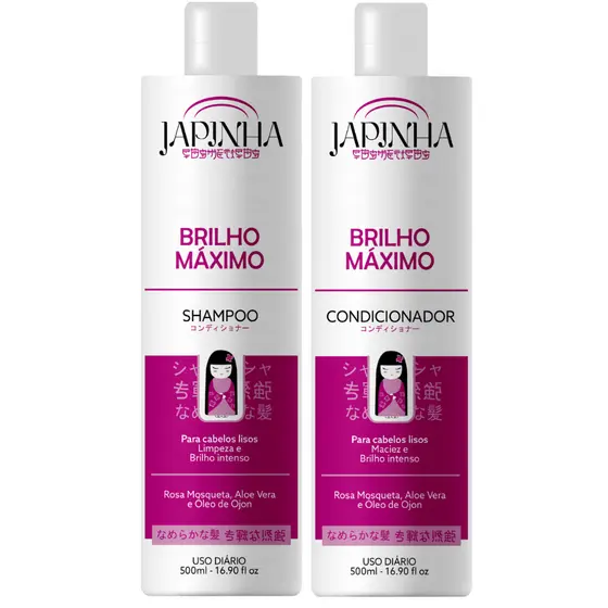 Kit Shampoo + Condicionador | Pós-Selagem | Óleo de Ojon que garante brilho, maciez, hidratação