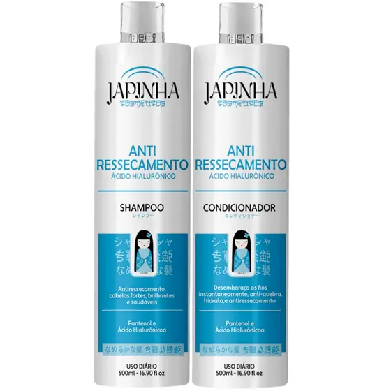Shampoo e Condicionador para Cabelos Fracos, Secos e Porosos