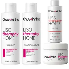 Progressiva Chuveirinho Sem Formol + Kit Pré e Pós-Química  - Liso Prolongado e Brilho Intenso
