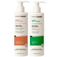 Creme Anti Estrias + Creme Anti Flacidez Morena Brasil
