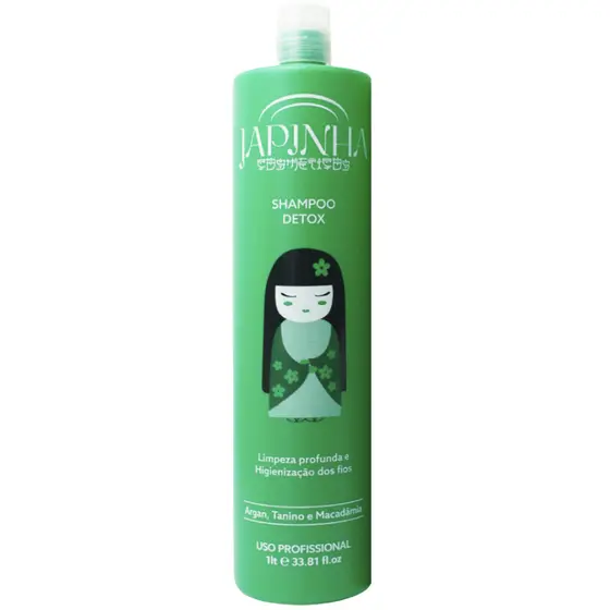 Shampoo Detox Japinha 1L - Com Oléo de Argan, Tanino & Macadâmia