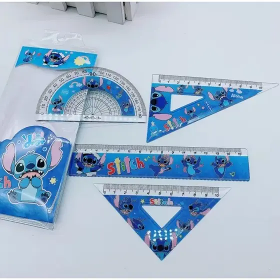 kit de Réguas Stitch escolar!