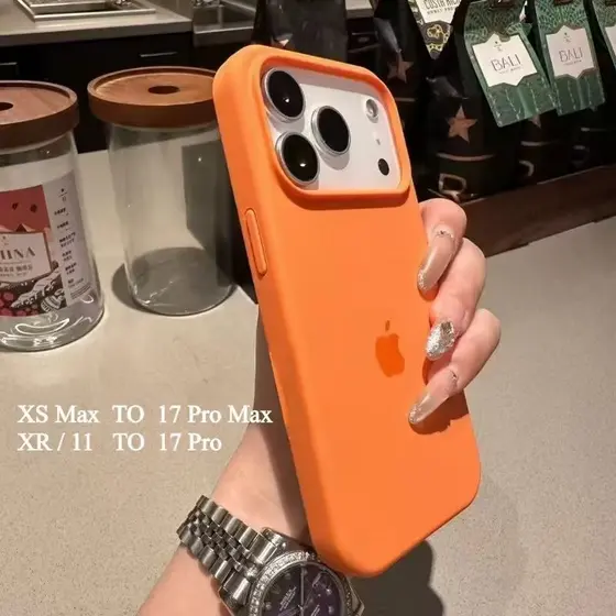Capa De Telefone De Silicone Fosco De Cor Sólida Compatível Com iPhone 11 XR XSMax TO 17 Pro Max Shell modificada