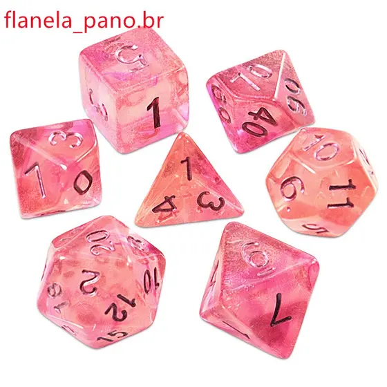 misturado duas cores camaleão jogo de tabuleiro DND dados para Jogos de Tabuleiro e RPG
