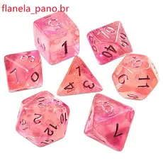 misturado duas cores camaleão jogo de tabuleiro DND dados para Jogos de Tabuleiro e RPG
