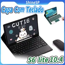 Capa Tablet Com Teclado Bluetooth Tab S6 Lite 10.4” Polegadas