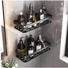 Suporte De Banheiro Organizador - Porta Shampoo E Sabonete Sem Furo - Mazzal