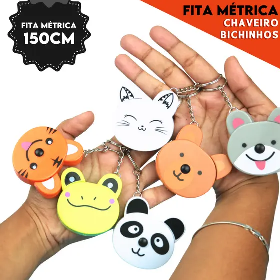 Fita Métrica de Bichinhos - Vários Modelos - 1,5 M - Mazzal