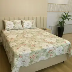 Jogo de Cama Sensação 3 Peças, Toque de algodão 150 fios