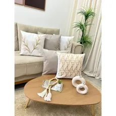 Kit 5 Capas de Almofadas 45x45cm, Suede Sublimadas -  Decorativas e Sofisticadas. Zíper Invisível Sala, Sofá e Quarto Lu
