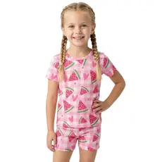 Conjunto Infantil Menina Canelado Verão – Blusa e Short – Conforto e Estilo – Tam. 2 ao 12