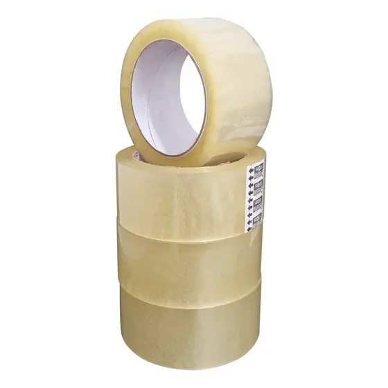 Kit 4 Fitas Adesivas Para Empacotamento 48mmx40m Transparente