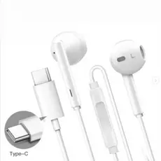 Fone de Ouvido Tipo C/Type C Intra Aurricular Com Som Estéreo Compatível Com Adroid e Iphone15/16/17 Original