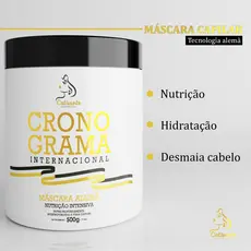 Máscara De Nutrição Capilar Hidratação De Cabelo Reconstrução