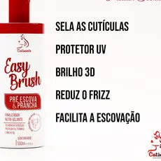 Finalizador Cabelo Protetor Térmico Capilar Anti frizz Pré Escova