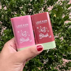 Blush Stick - Lové Rain | Blush em Bastão | Blush em Stick | Blush cremoso | Blush multifuncional