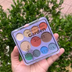 Paleta de Sombras e Blush Completo Garden Juliet Fenzza