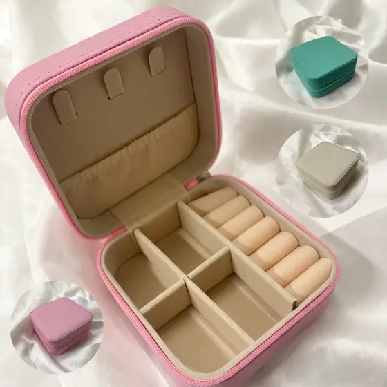 Mini Porta Joias Organizador Para Viagens