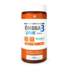Ômega 3 1.000mg - 120 cáps - Ômega Plus MEG-3