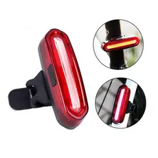 Lanterna Sinalizador Traseira Led 3 Cores Bike Recarregável