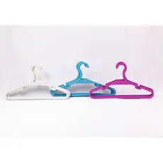 KIT 20 CABIDES INFANTIL BEBÊ ROSA, AZUL E BRANCO- CABIDES PARA ROUPAS