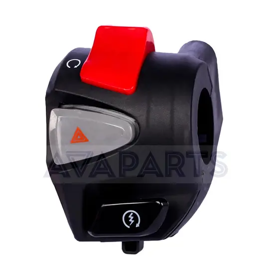 Punho Partida Titan Fan Start 150 160 Modelo CB500 com Pisca Alerta Sem Adaptação
