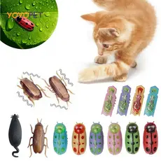 Rato Educacional Interativo Para Animais De Estimação De Minhoca Elétrica De Brinquedo Gatos Que Vira Automaticamente E