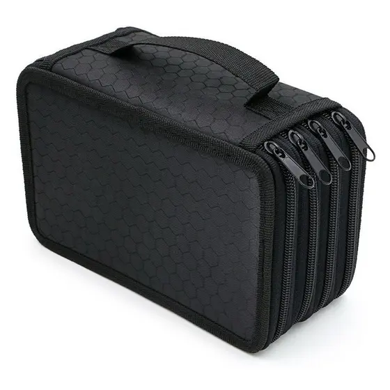 Estojo Escolar/Estojo Box/Estojo De Lápis De Quatro Camadas Com 72 Furos De Cor/Material Escolar/Papela