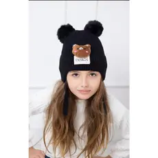 Gorro de lã tricotado infantil, desenho animado, fofo, inverno, meninos e meninas, estilo inverno, chapéu infantil Kadic