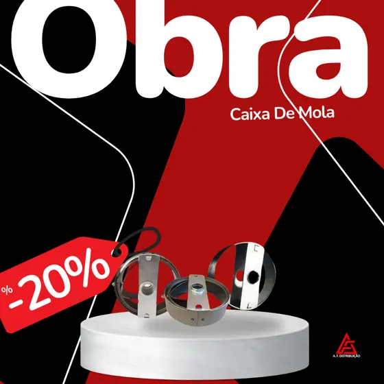 Caixa De Mola para Portão de Aço Enrolar Reforçado