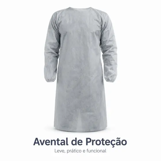 Avental de Raspa para Soldador Serralheiro Proteção Frontal para Solda e Trabalho