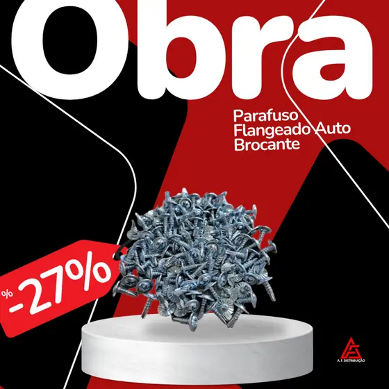 Parafuso Flangeado Auto Brocante 4,2x13 (8x1/2) - Caixinha com 1200 Unidades