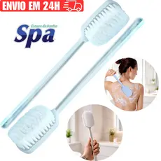 Escova de Banho Grande Costas Macia Massageadora Cabo Longo Cerdas Macias Condor Lavar Limpeza Corpo