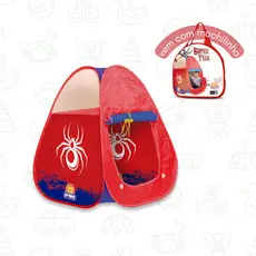 Brinquedo Infantil Menino Barraca Cabaninha Toca Infantil Tema Teia Dobrável - LP Toys