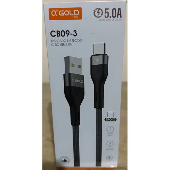 Cabo Usb Tipo C Turbo Power 5A Android Carregamento Rapido Celulares