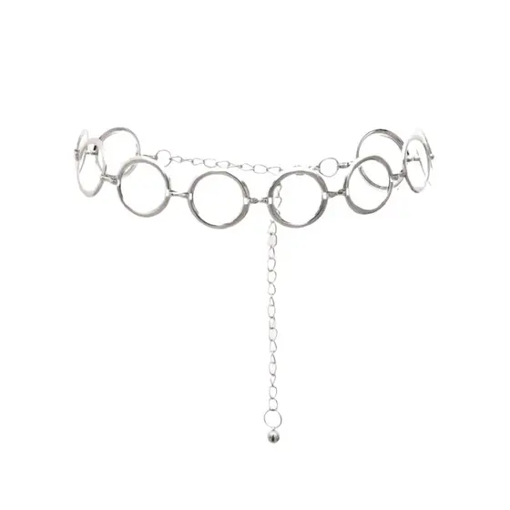 cinto de corrente corrente de cintura de corrente oca simples e versátil de moda feminina importado tendência