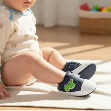 Tênis de Ponta (Velcro) Menino Com Aplicação Emborrachado Diversos