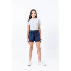 Bermuda Sarja Feminina Juvenil com Cinto