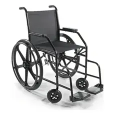 Cadeira de Rodas Simples Pneus Maciços Prolife 100kg.