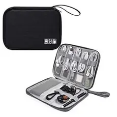 Bolsa De Armazenamento Bolsa Organizadora De Cabo De Dados Digital Portátil Eletrônica Viagem Necessário Camada Zíper