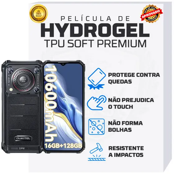 Película Para Todos Os Modelos Oukiteld e Hidrogel Hd